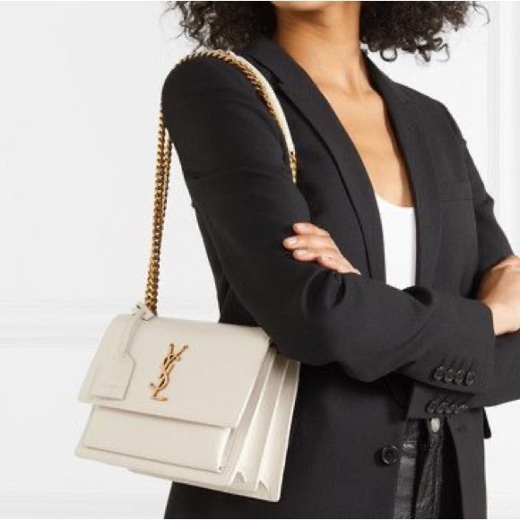 YSL SUNSET MEDIUM IN SMOOTH LEATHER - Picture 8 of 16